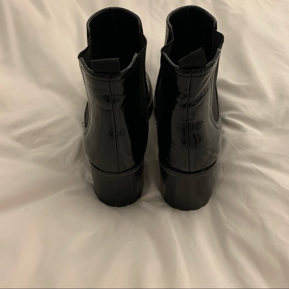 LF Jane and the Shoe Black Patent Chelsea Booties - Picture 7 of 9